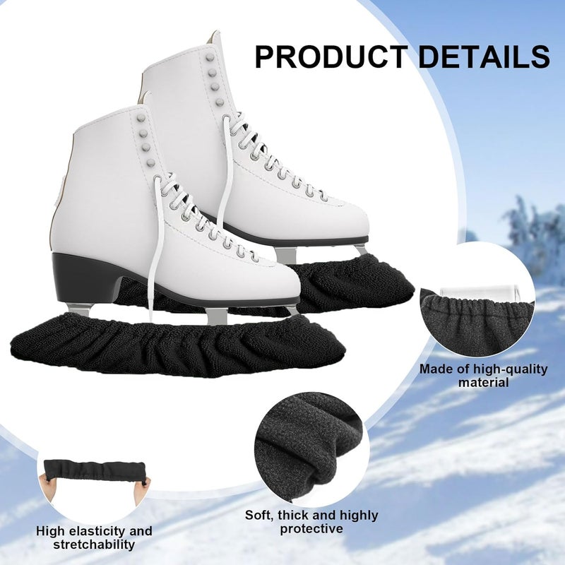 HDFCLUP Skating Bag Set Ice Skate Blade Covers Ice Skating Guards and Roller Skates Bag Roller Skate Accessories Roller Skate Bag for Kids Men Women Adults - Image 4